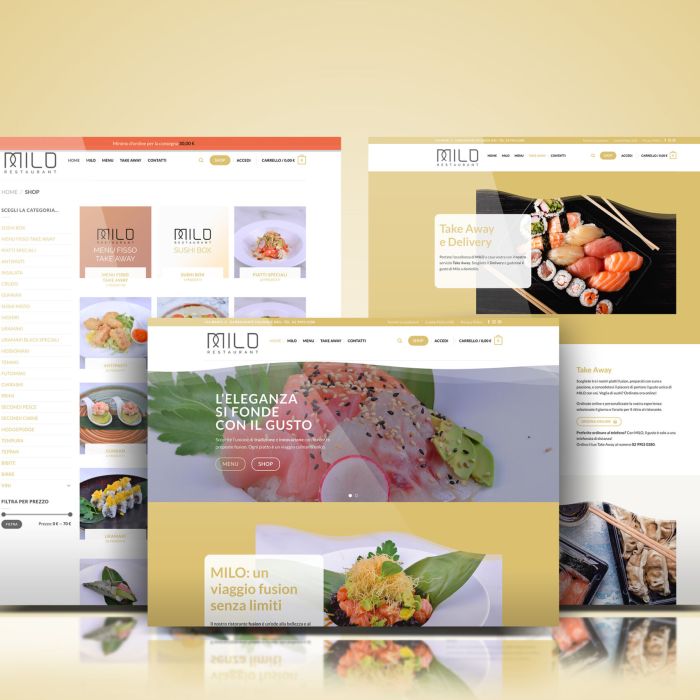 Sito web Milo Restaurant